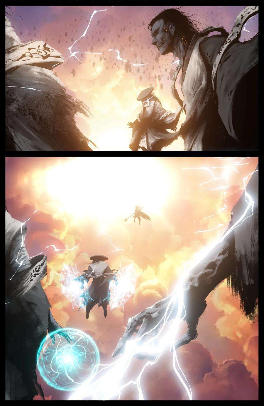 驱魔录百科介绍漫画,245 艰难应战2图