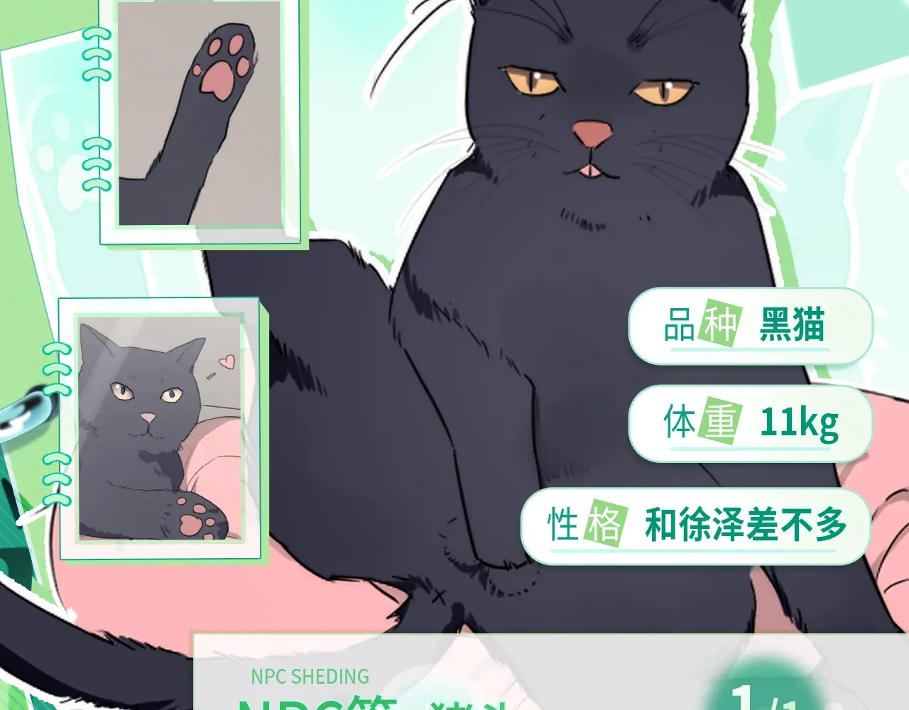 过度接触你漫画哪里免费看漫画,NPC设定集·猪头2图