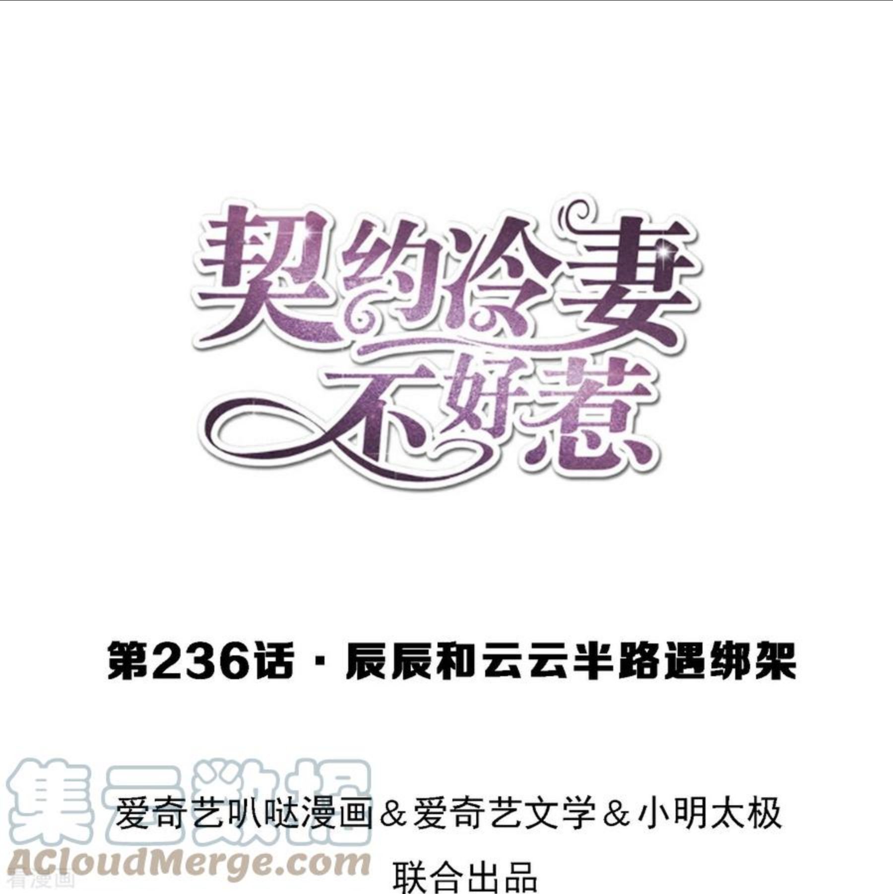 契约冷妻不好惹免费漫画,第236话 辰辰和云云半路遇绑架1图