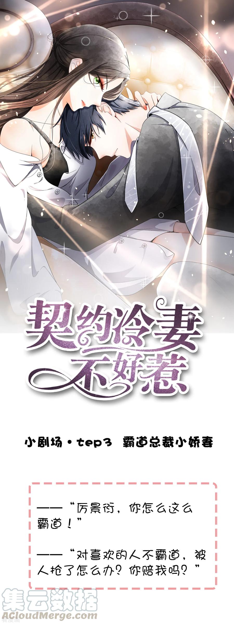小剧场05 霸道总裁小娇妻0
