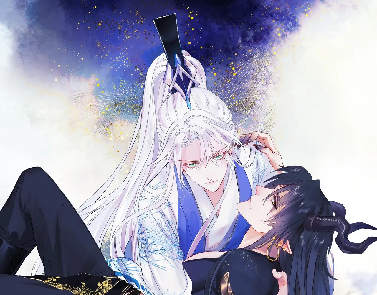 魔尊要抱抱~漫画,第53话 喜宴1图