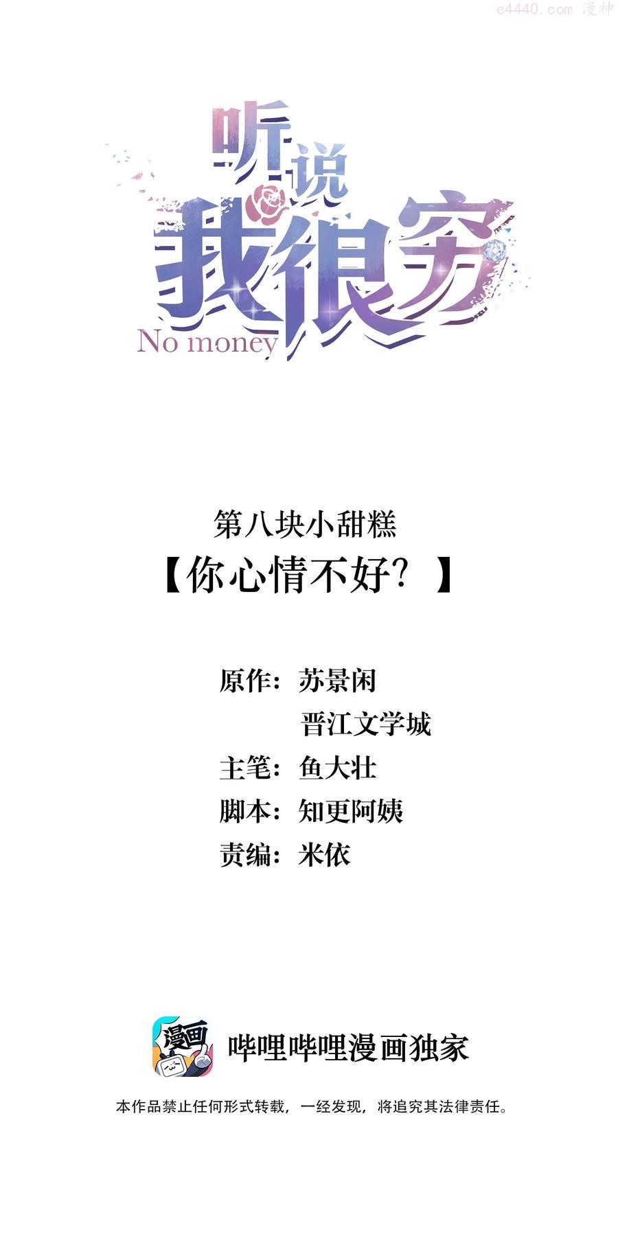 听说我很穷gl漫画,008 你心情不好？2图