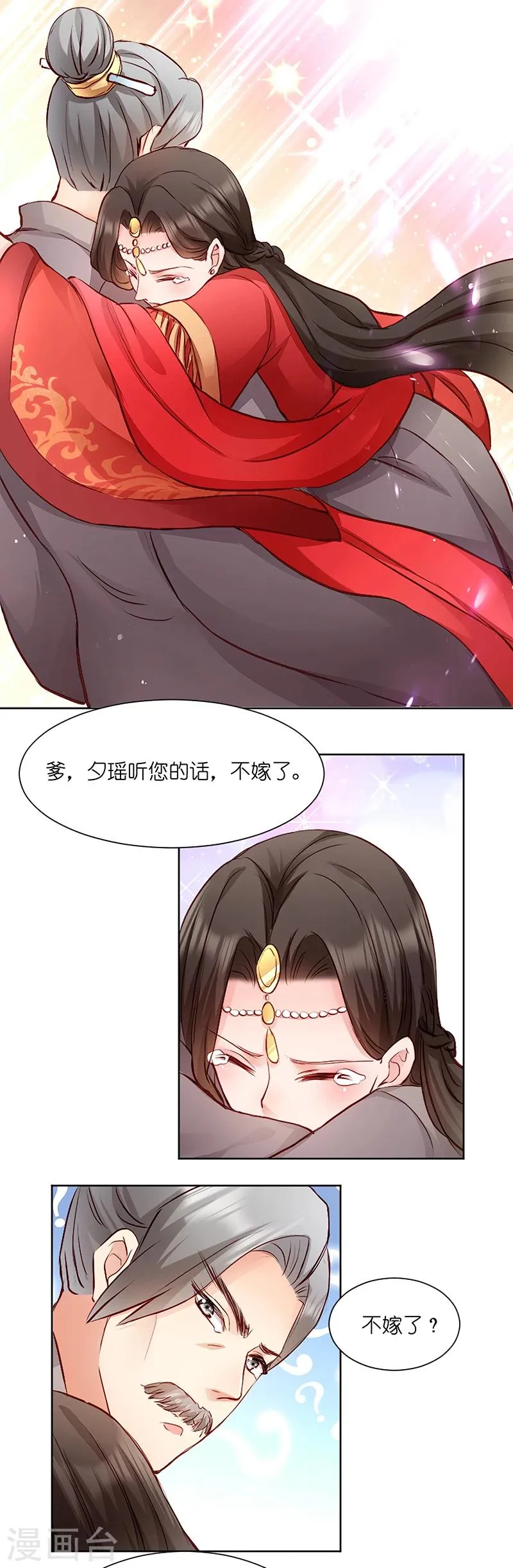读心狂妃倾天下漫画,第3话 爹爹我错了！5图