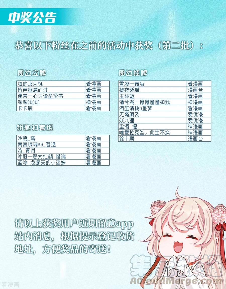 活动获奖名单公示20