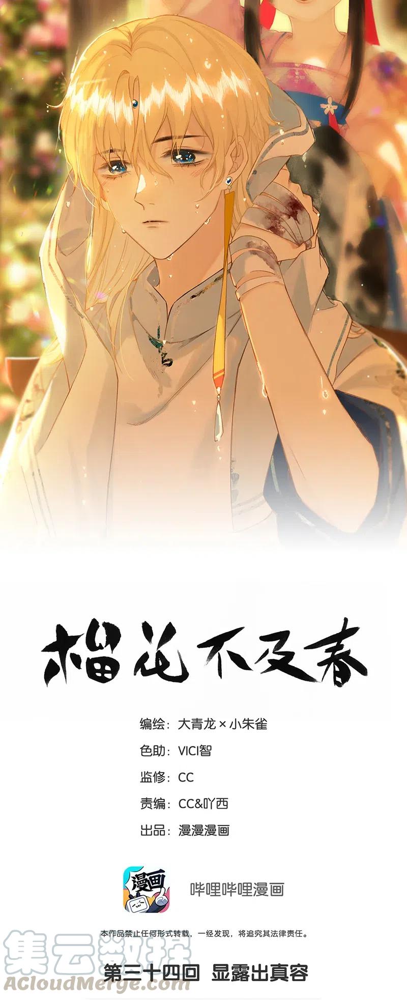 榴花不及春作者是谁漫画,34 显露出真容1图