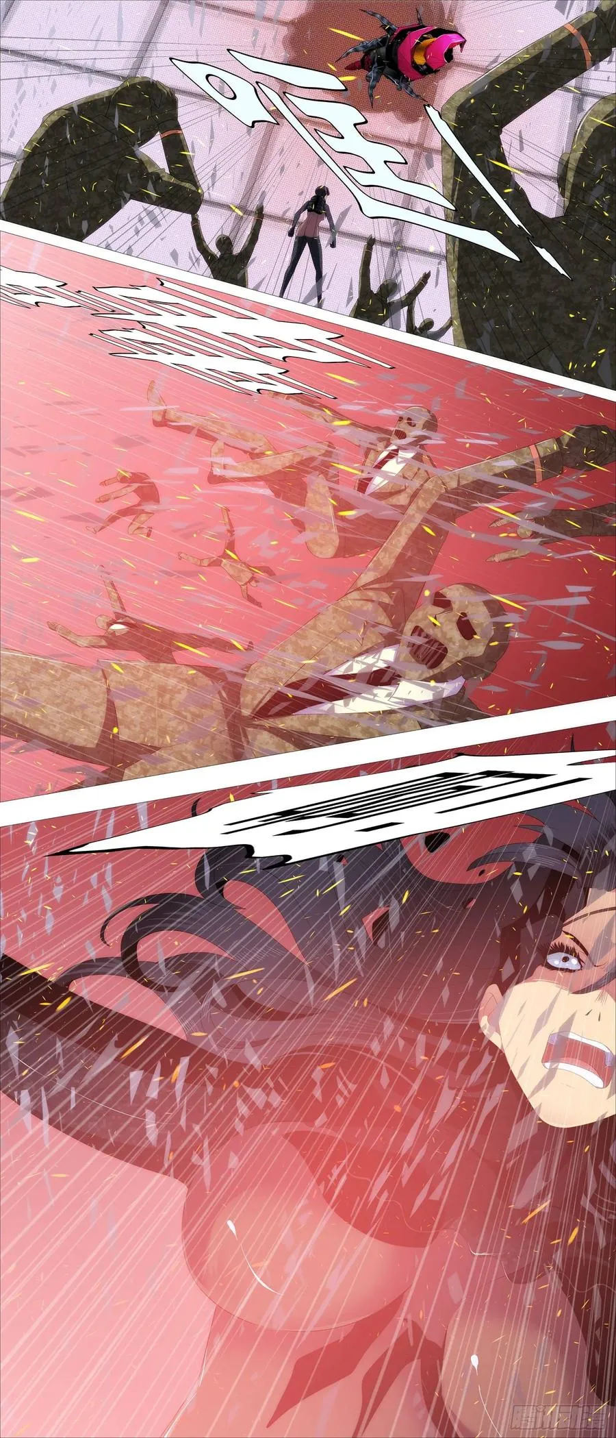 铁姬钢兵第2季24漫画,暴揍逆贼4图