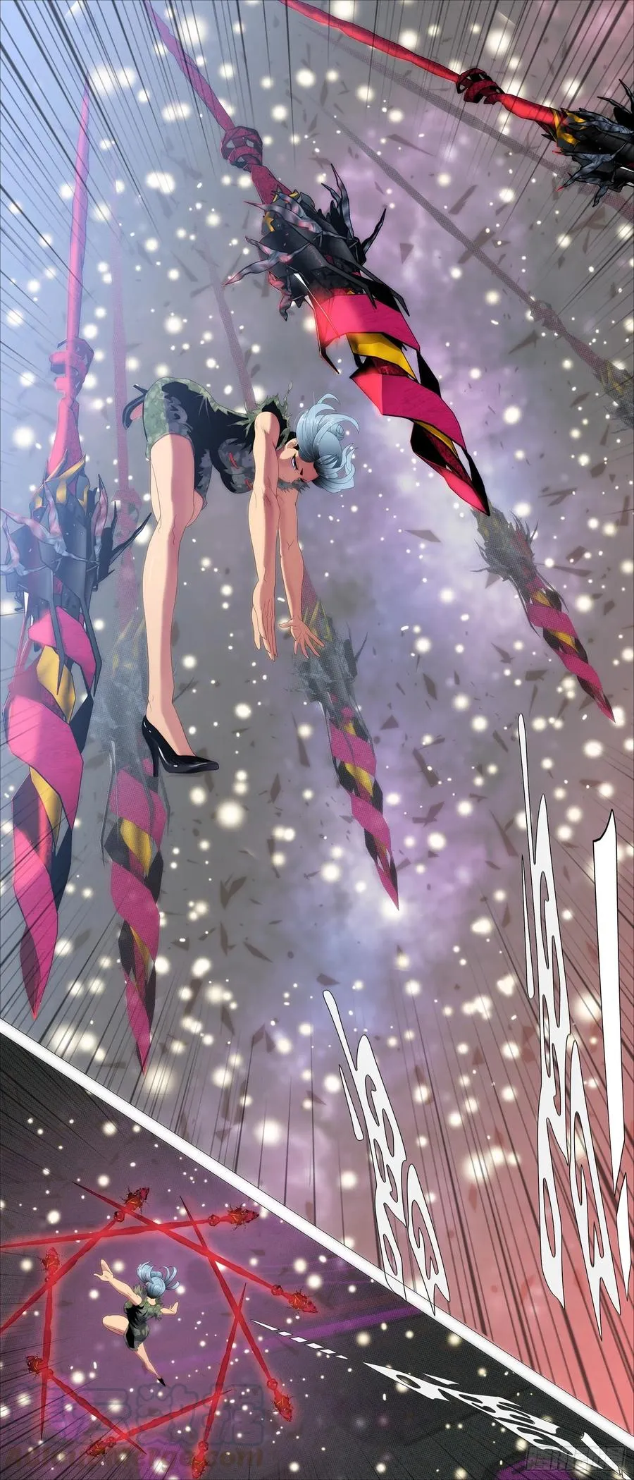 铁姬钢兵免费观看漫画,前狼后虎5图