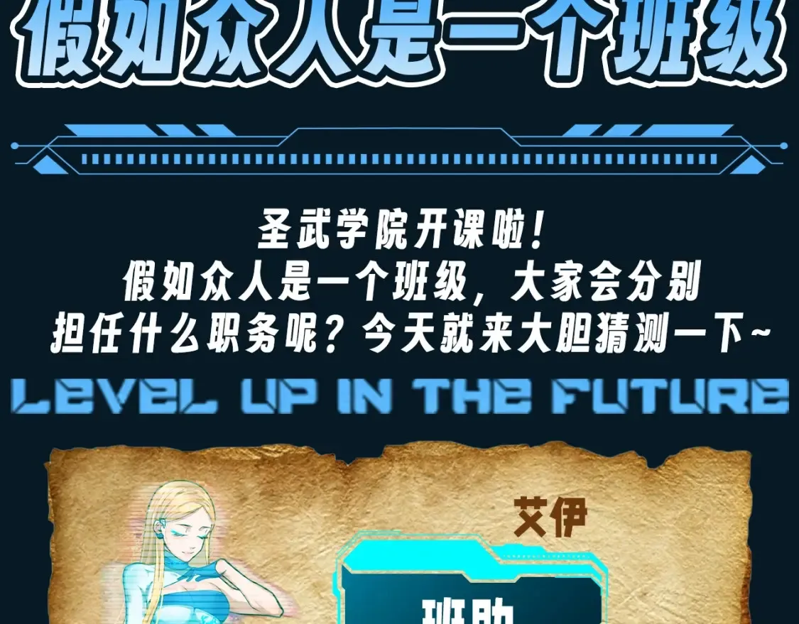 高武:登陆未来一万年小说免费漫画,第16期 特别企划：假如众人是一个班级3图