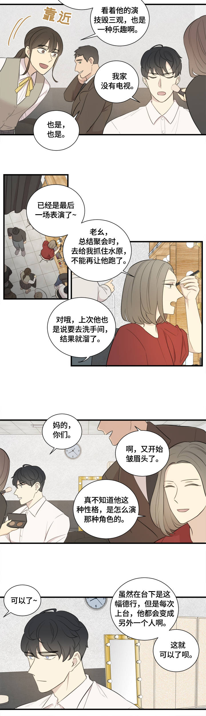 实景戏剧漫画,第1章：主演3图