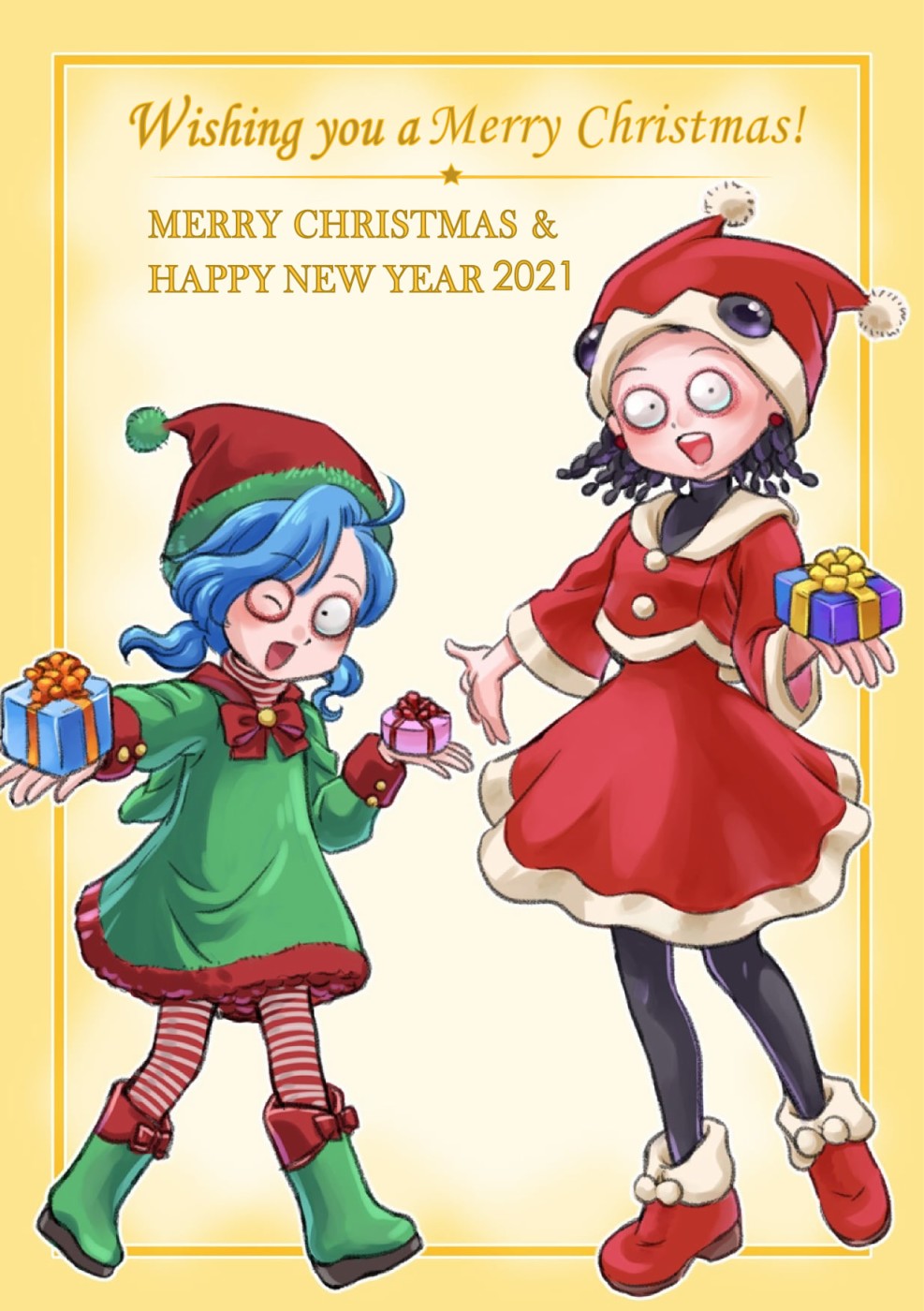 夺心魔属性漫画,圣诞及新年快乐2图