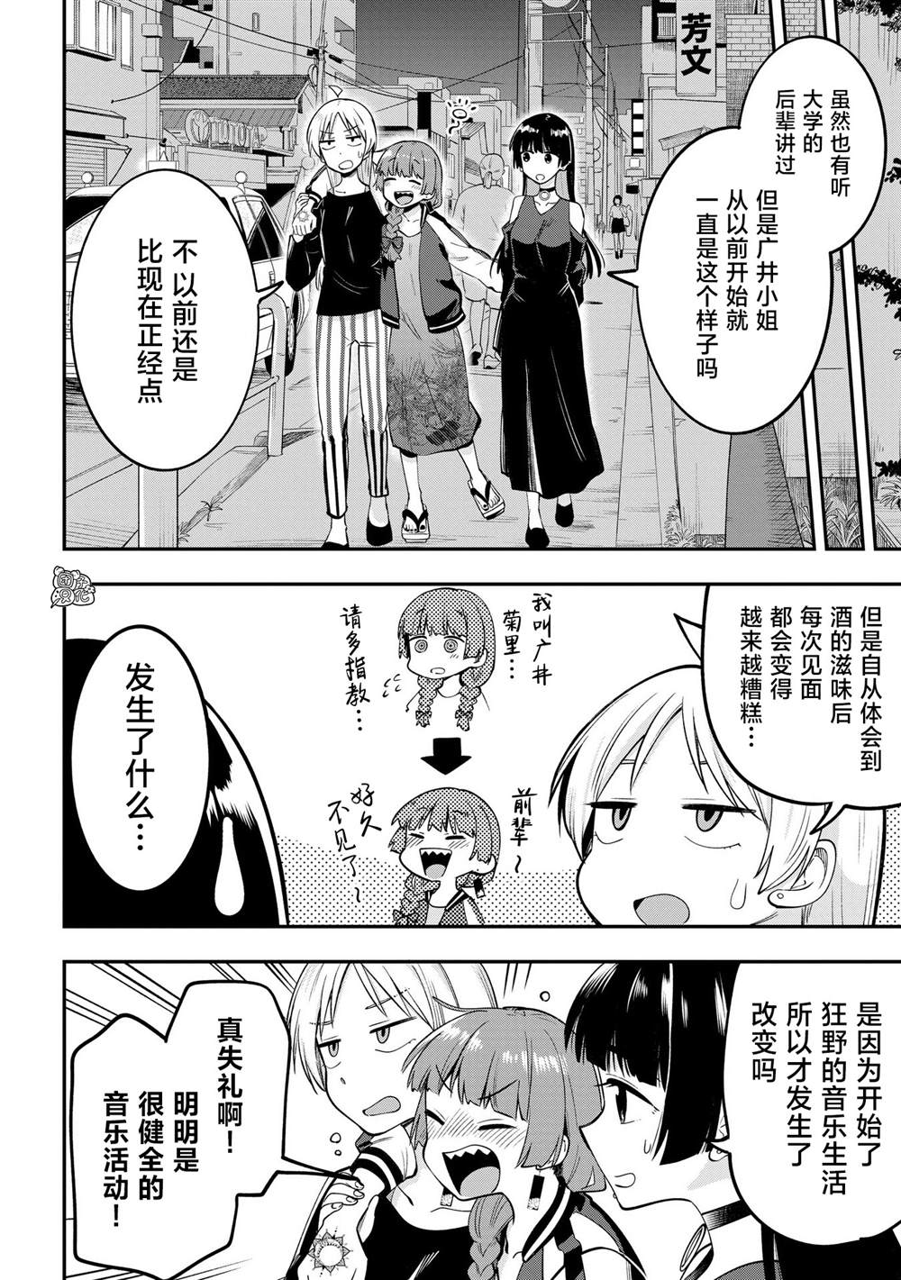 广井菊里的深酒日记作者漫画,第4话4图