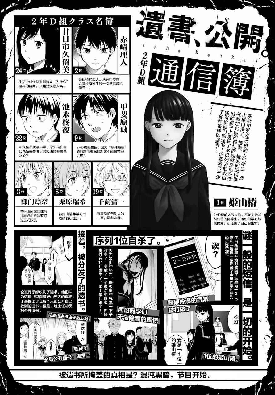 遗书、公开漫画,第5话1图