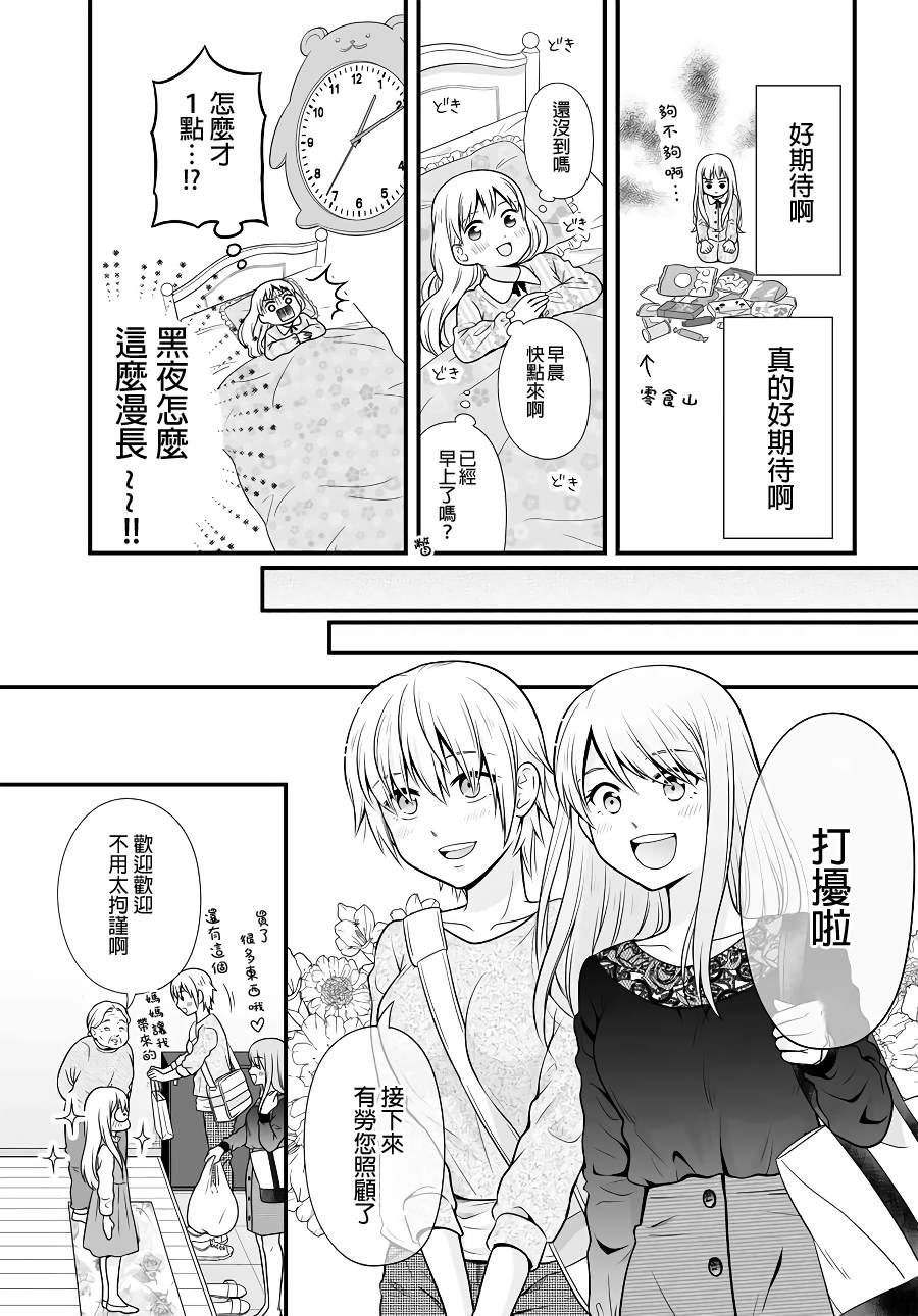 女高中生的虚度日常动漫漫画,第95话留宿5图