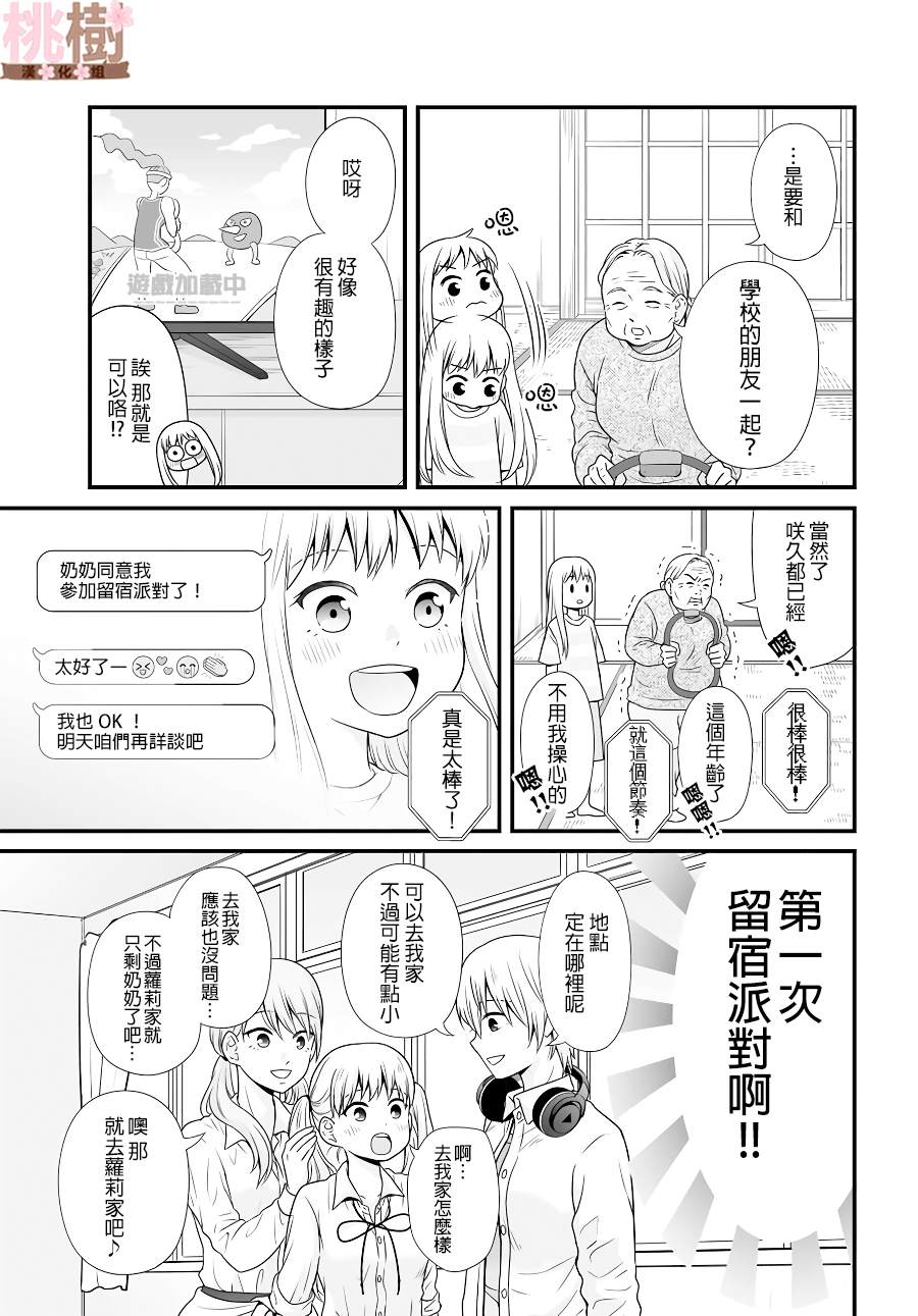 女高中生的虚度日常动漫漫画,第95话留宿3图