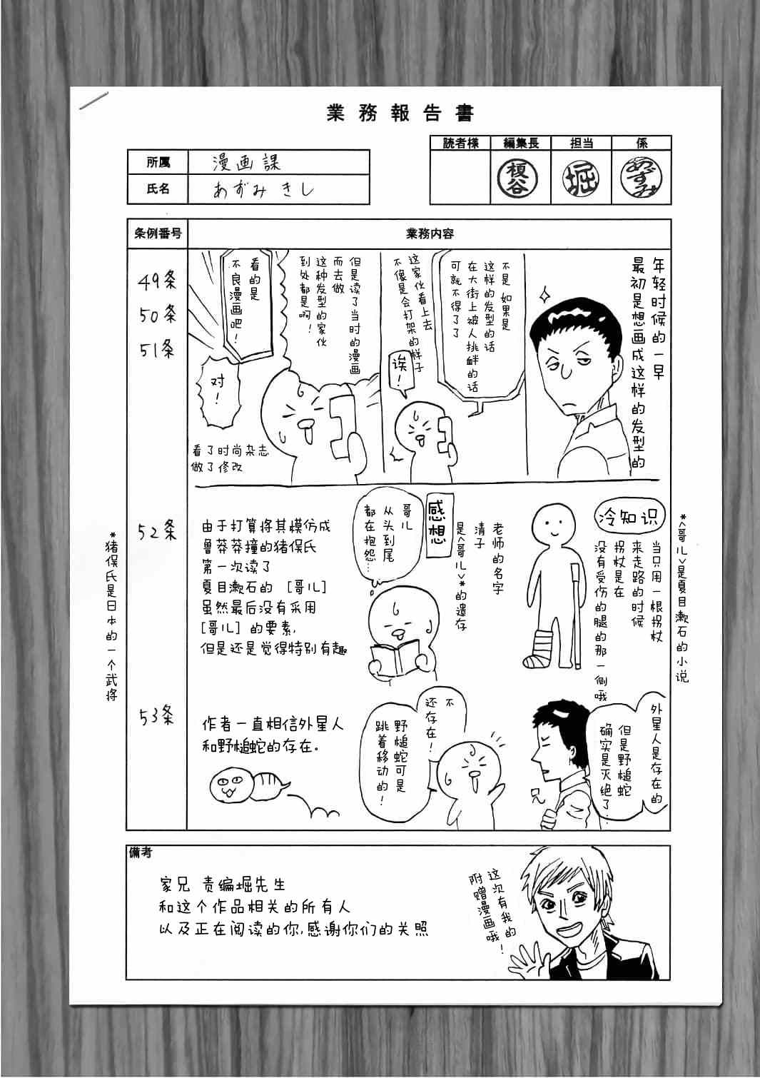 死役所漫画,11卷卷尾1图