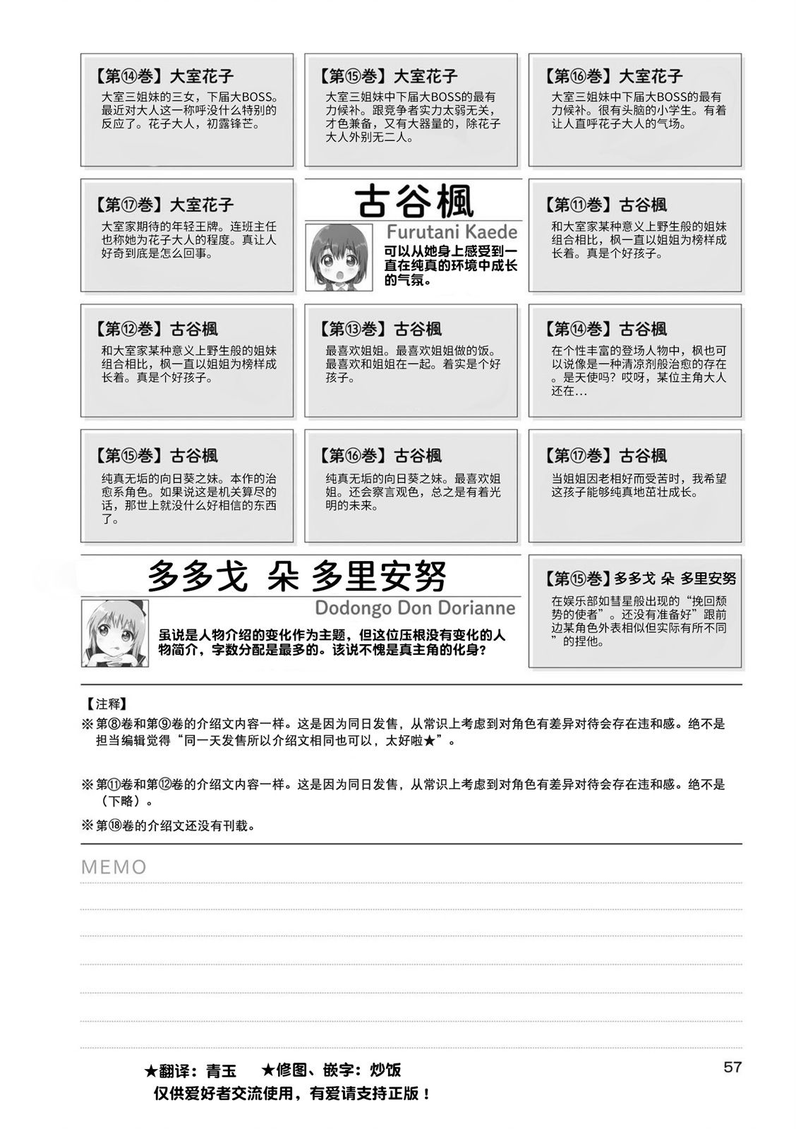 摇曳百合深度解读漫画,人物说明文变迁034图