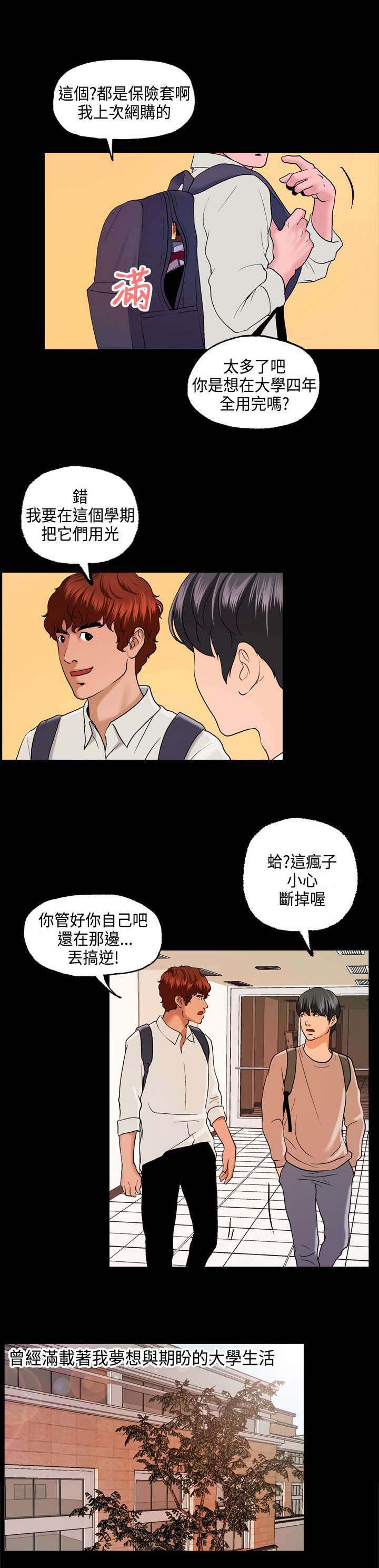 宿舍怪谈游戏在哪下载漫画,第1章：大学生活5图