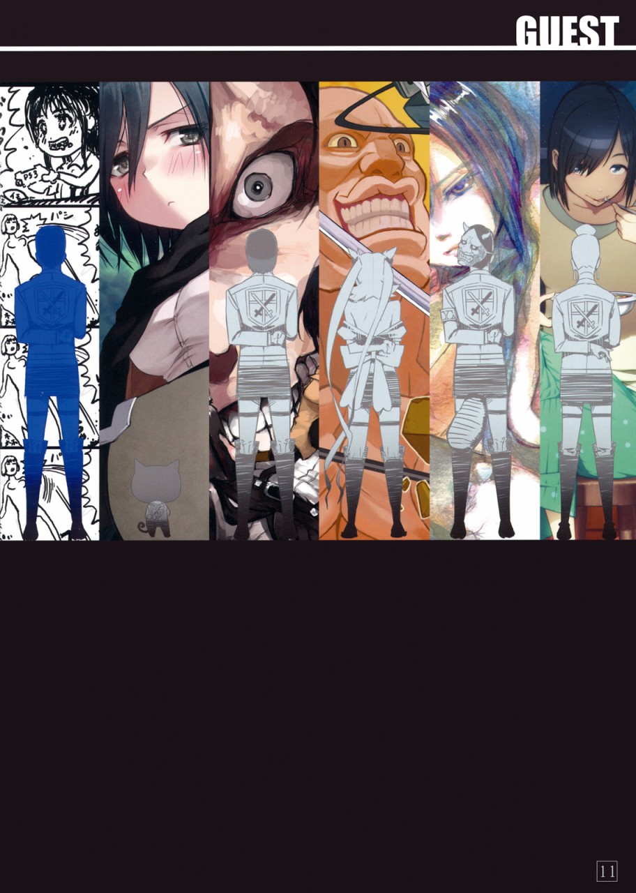 进击的巨人第一季免费观看漫画,C81同人彩图4图