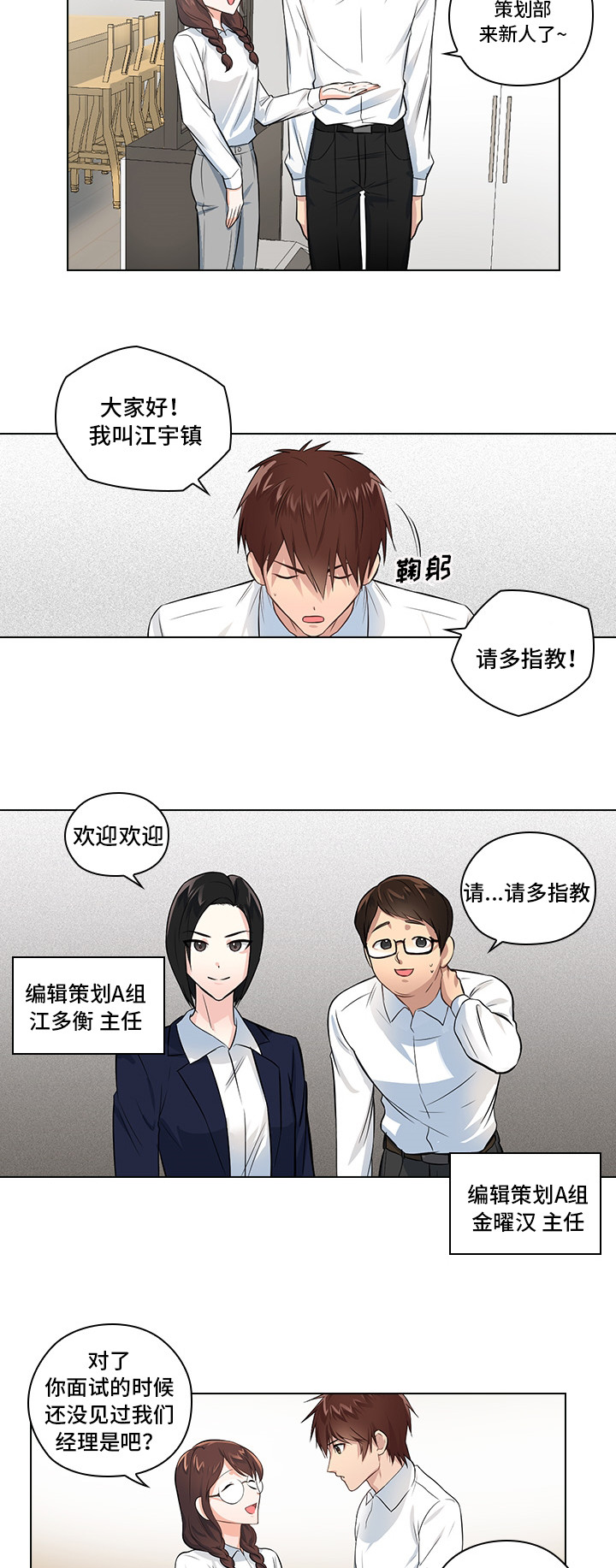 三个人的戏曲小品漫画,第2章：职场生活4图