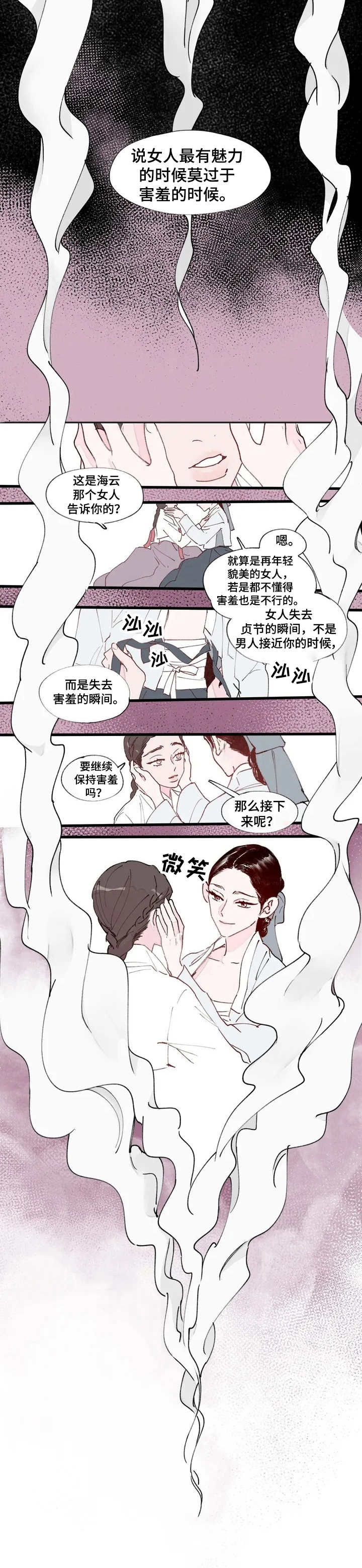 宫廷恐怖剧情漫画,第1章：害羞的瞬间5图