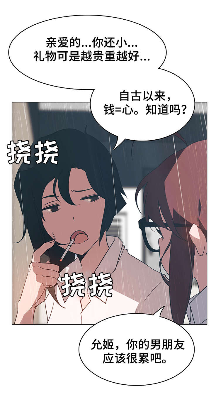 急速下坠的那个电梯漫画,第14章：礼物4图