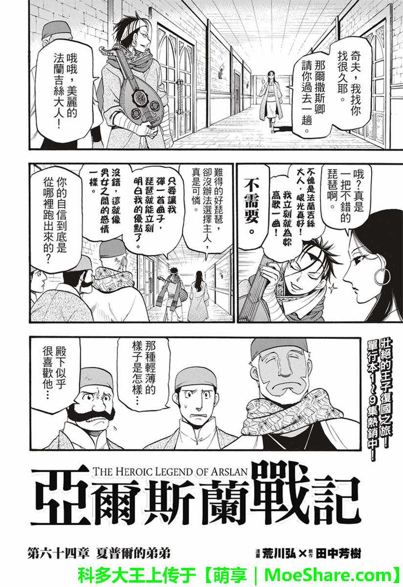 亚尔斯兰战记人物原型漫画,第64话夏普尔的弟弟2图
