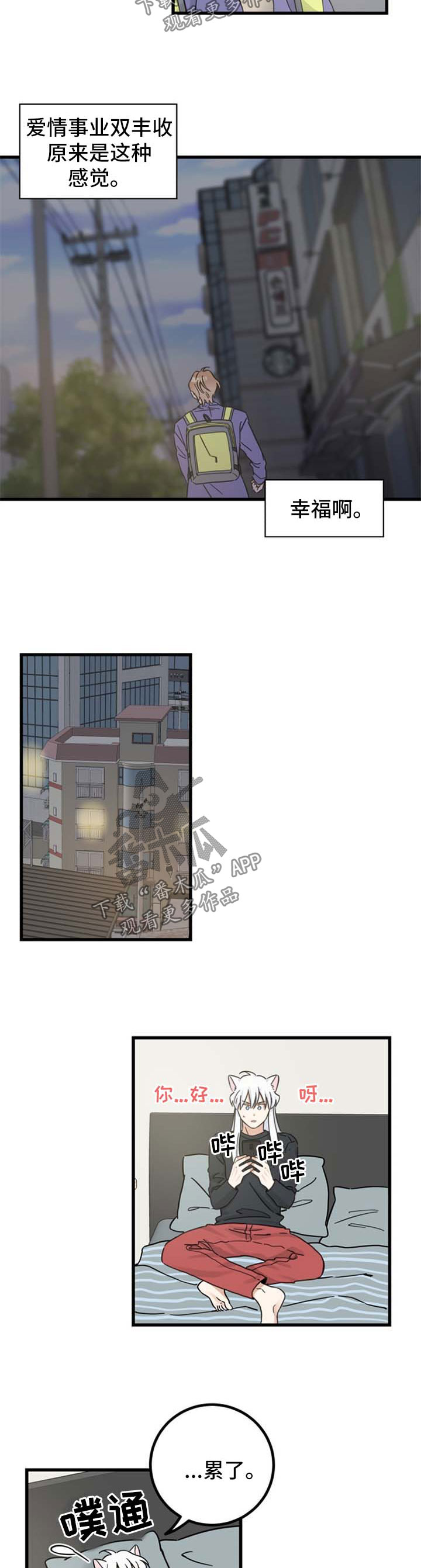 亲爱的喵君漫画,第90章：爱情事业双丰收2图