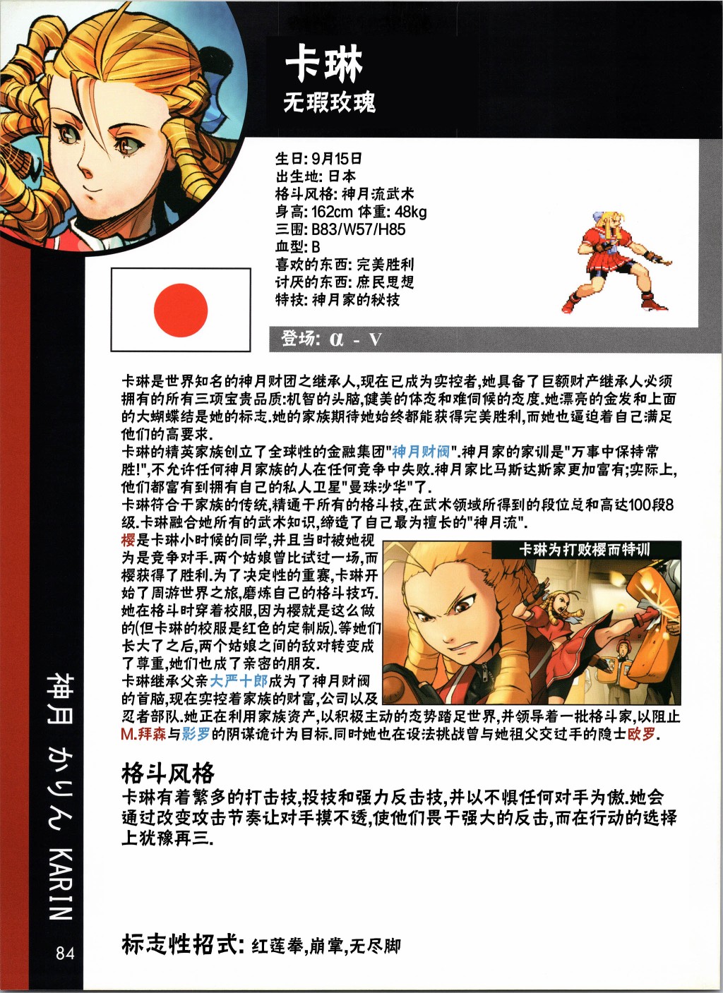 街头霸王 特刊合集漫画,人物谱33图