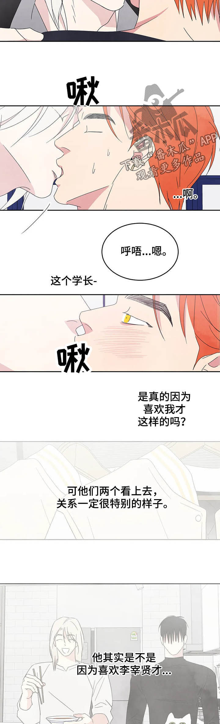 喜欢特别的他漫画,第28章：什么关系4图