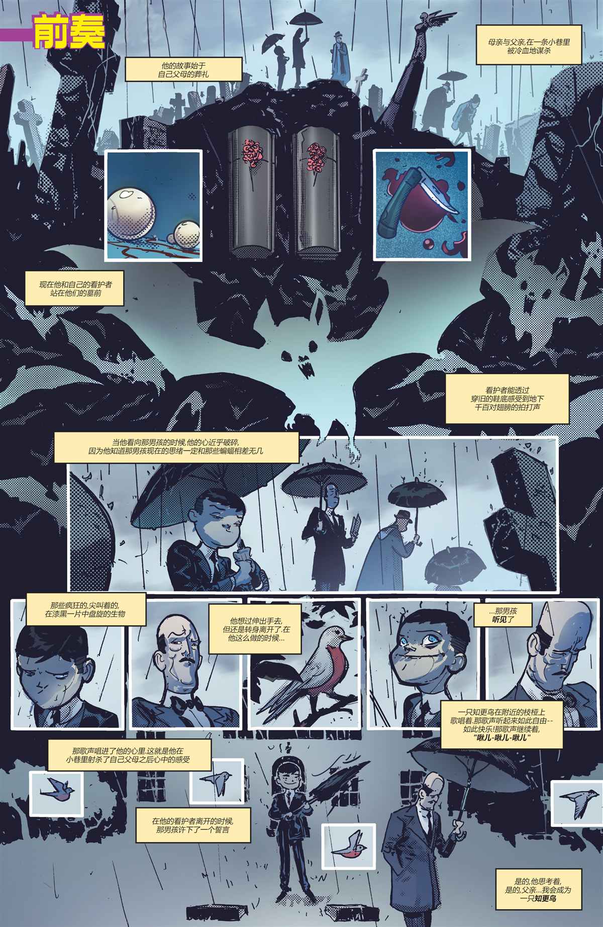 黑暗之夜死亡金属唱片漫画,支线-罗宾王2图