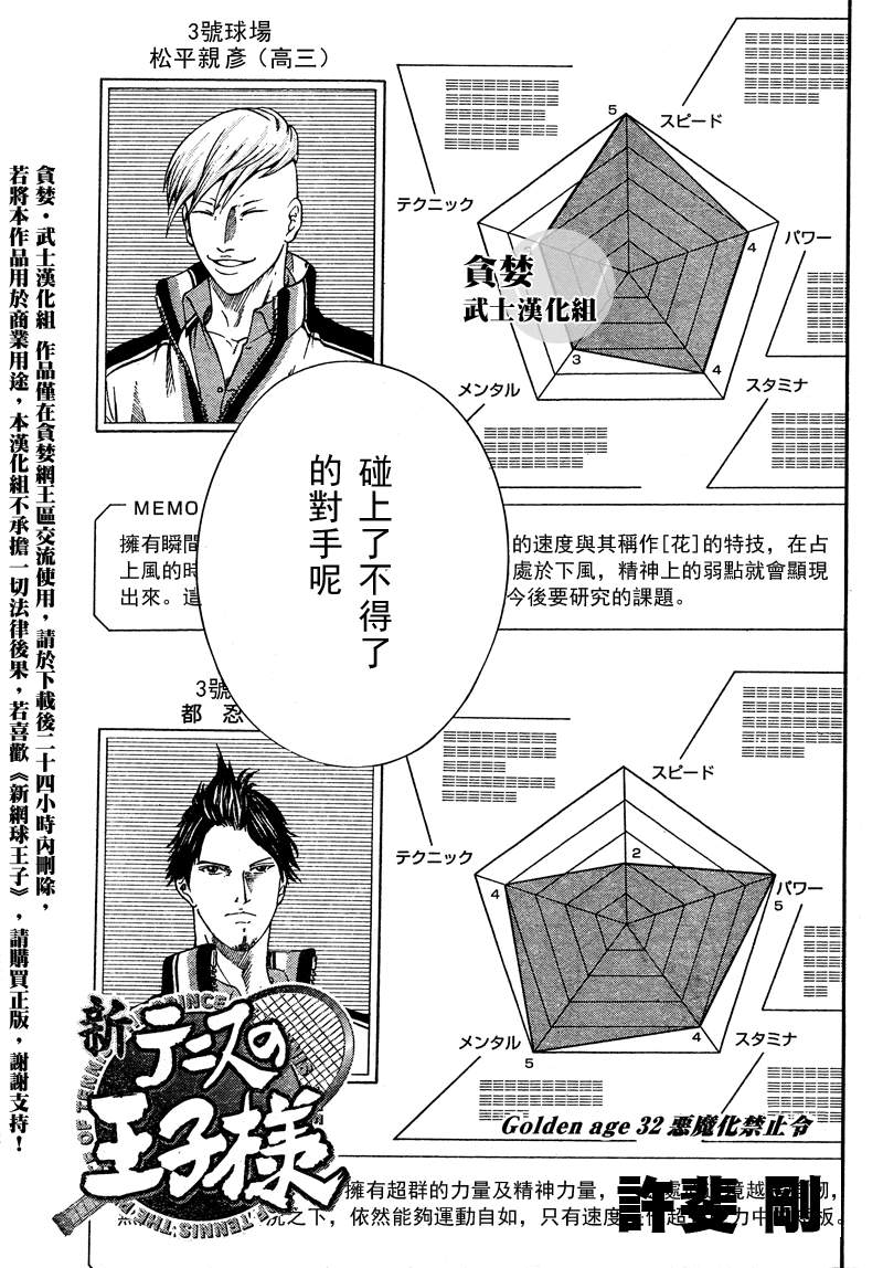 新网球王子第二季u-17世界杯篇漫画,第32话3图