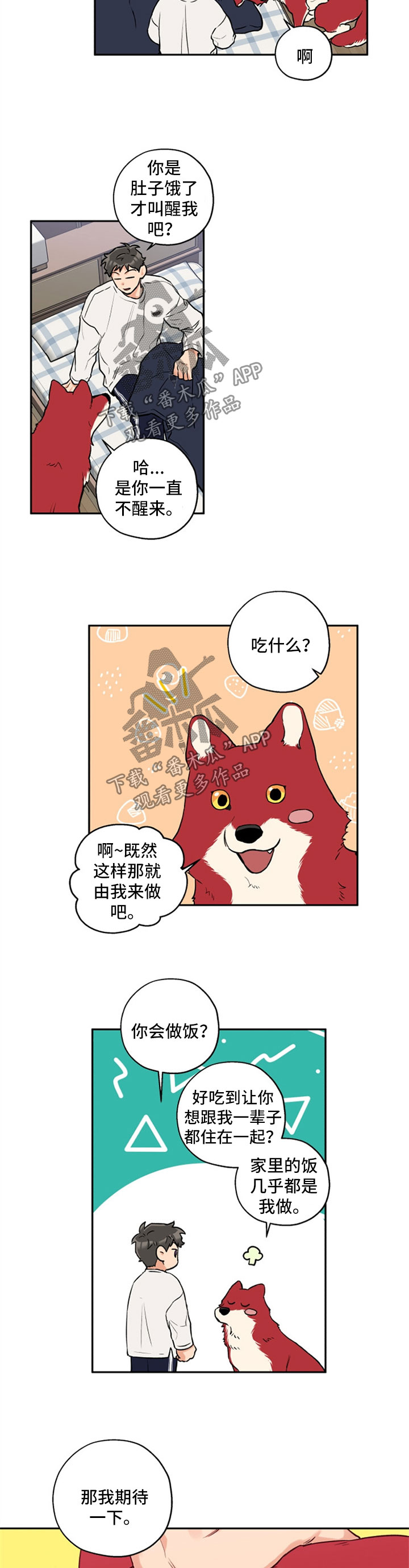 赤狼鱼竿漫画,第31章：变不回人3图