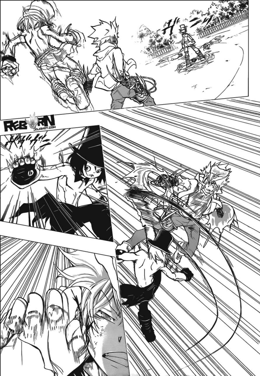 家庭教师的英语漫画,第402话解咒大战5图