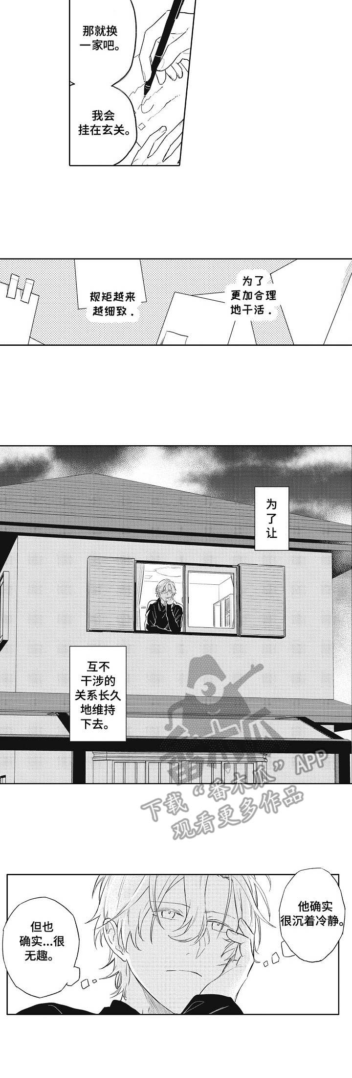 模特保证金是什么漫画,第5章：互不干涉3图