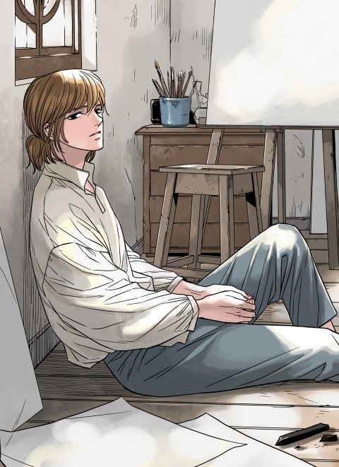 签约普通画家漫画,第18话1图