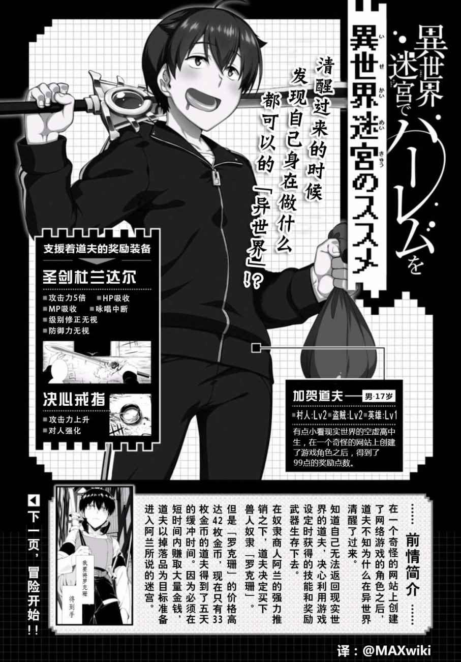 在异世界迷宫开后宫自带马赛克吗漫画,第5话1图