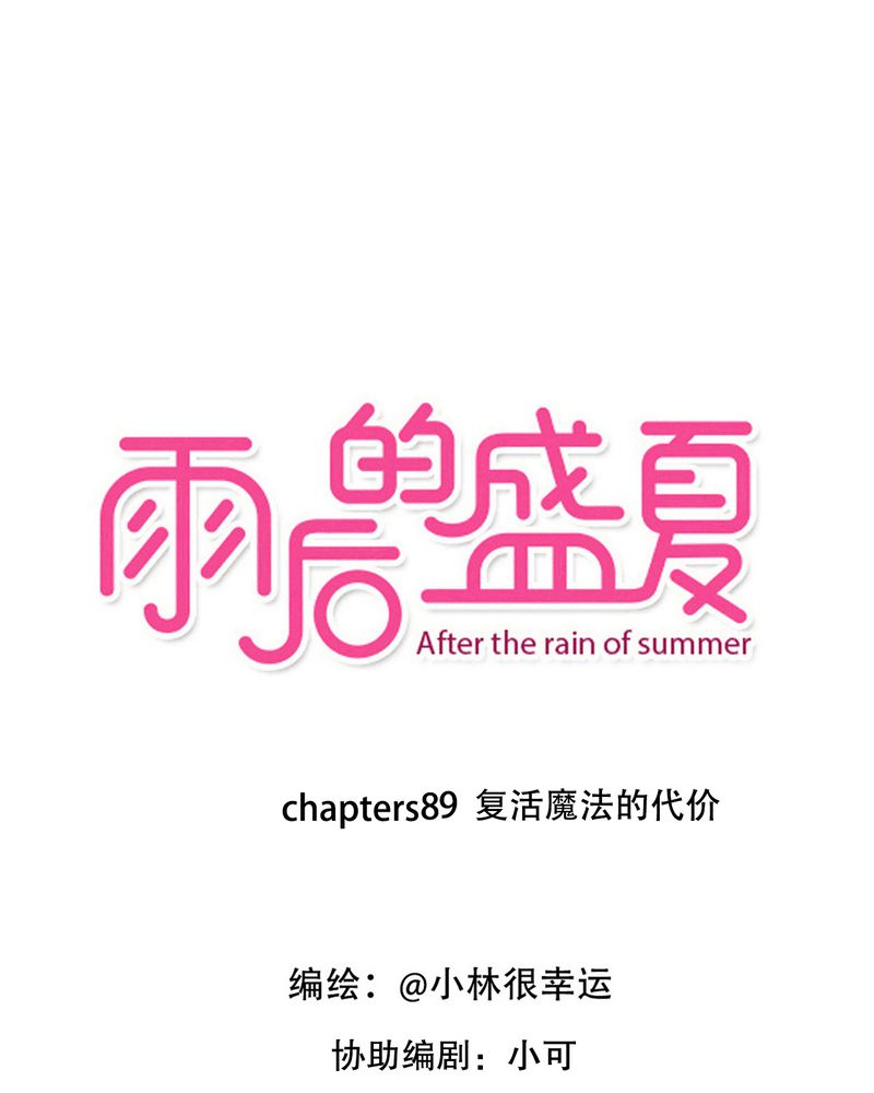 雨后的环境描写漫画,第89章：复活魔法的代价1图