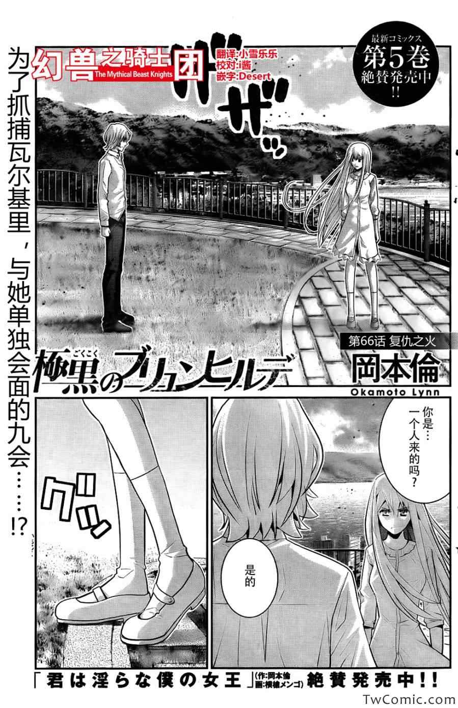 极黑的布伦希尔特无事生非动漫漫画,第66话复仇之火1图