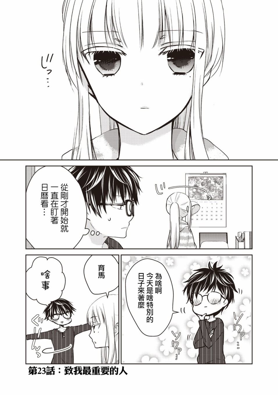 和高冷妻子的新婚生活漫画,第23话1图