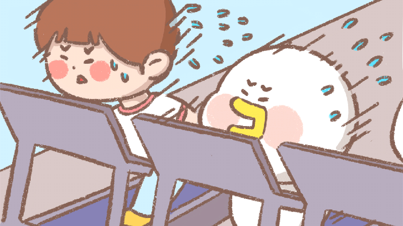 逗酱萌鸭壁纸漫画,第22话 健身篇1图