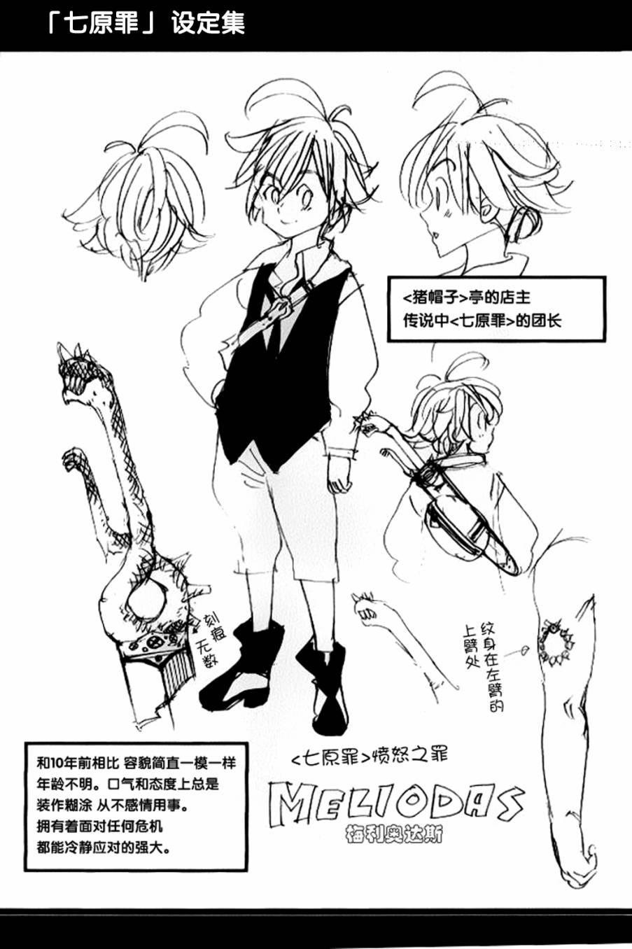 七人传奇全集漫画,七原罪设定集12图
