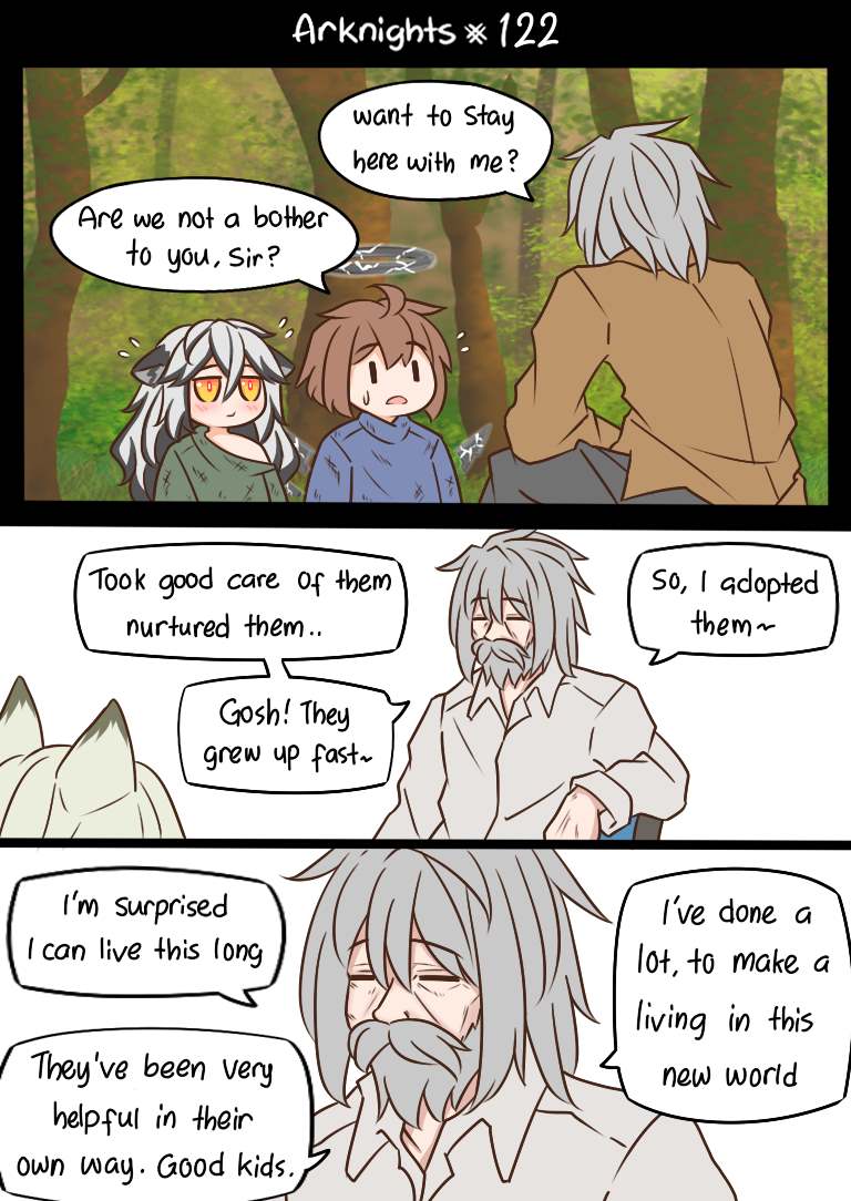 明日方舟的老年博士漫画,第122话5图