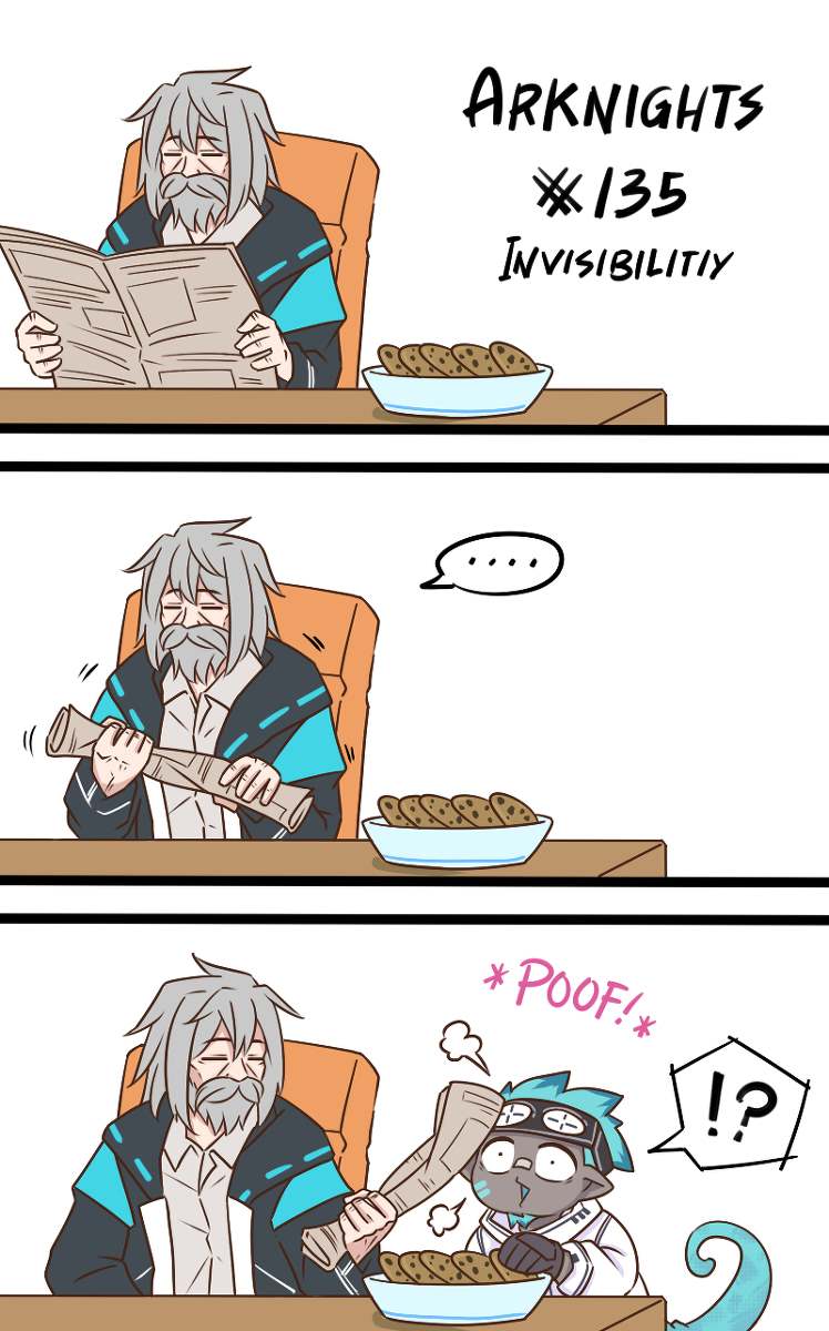 明日方舟中老年博士漫画,135 隐形的美食家1图