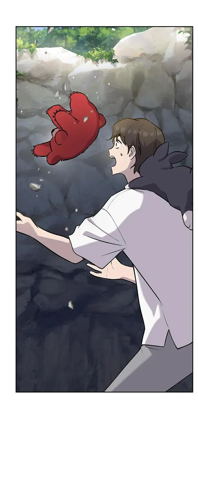我独自站在高山之巅漫画,[第24话] 咕嗷？4图