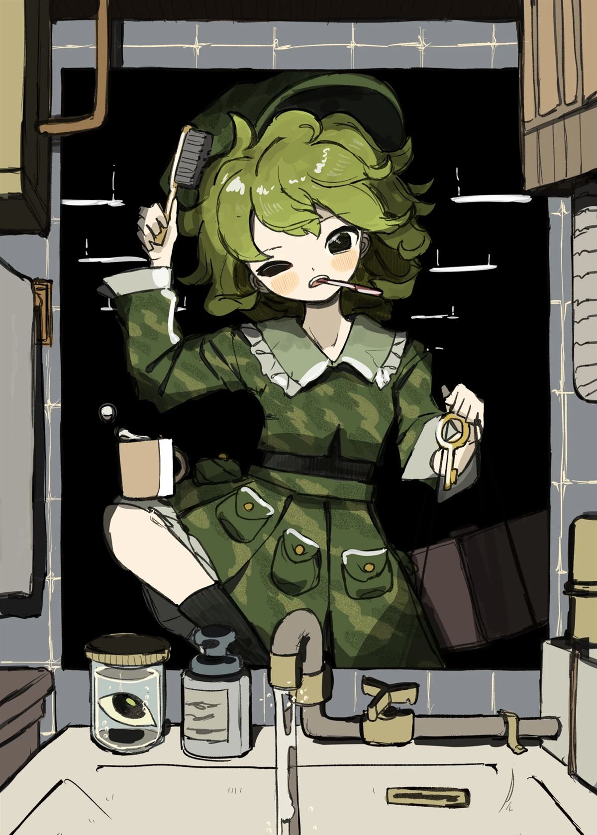 少女寝言绘漫画,第1话2图