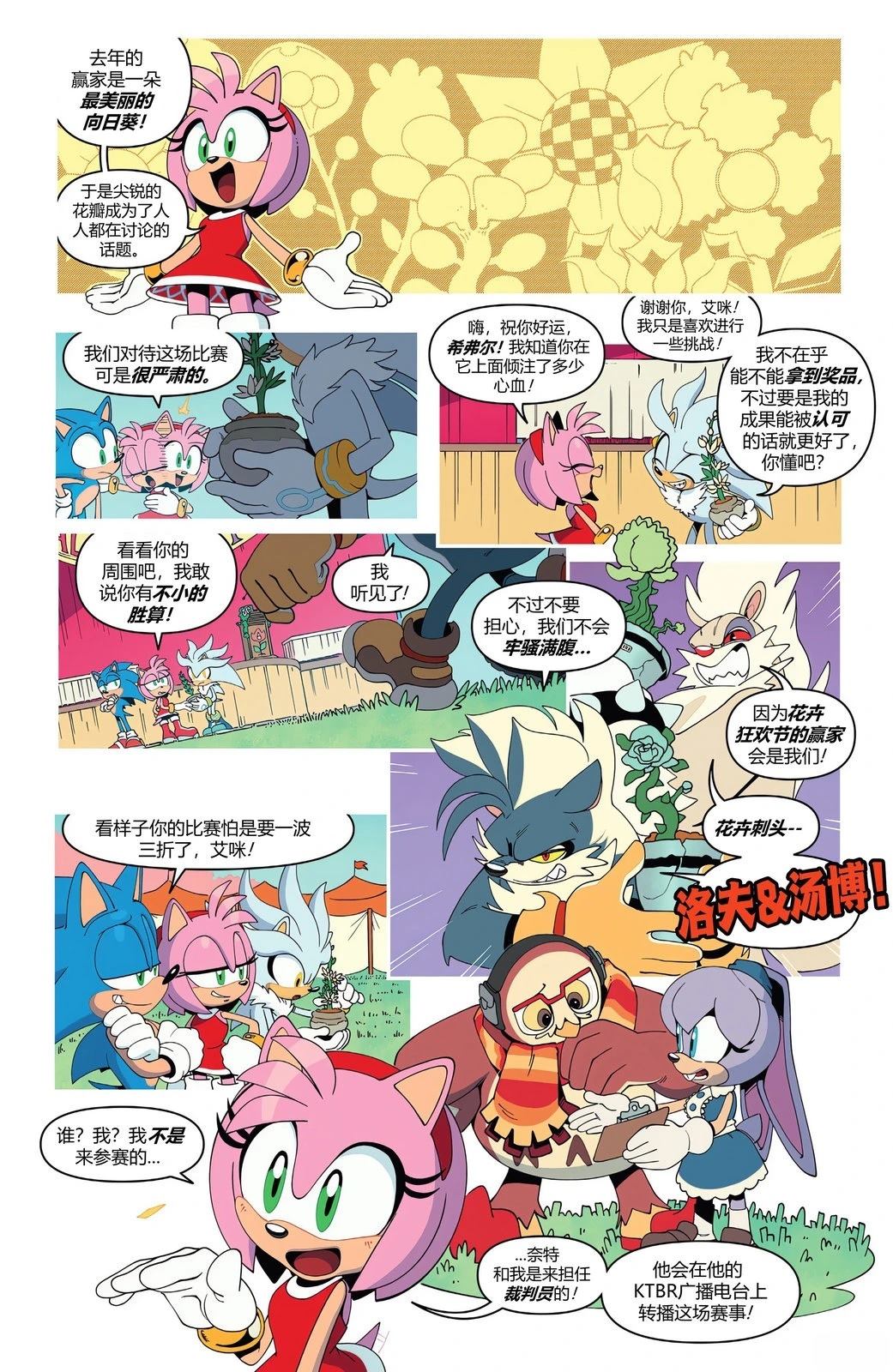 刺猬索尼克片中曲漫画,第1话5图