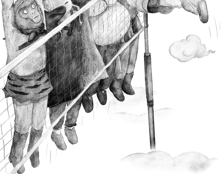 绘心系列绘本漫画,第204话 仙人打球5图