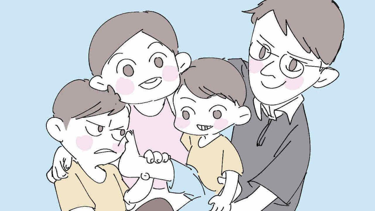 第一次做妈妈过生日的句子漫画,18. 妈妈你几岁？5图