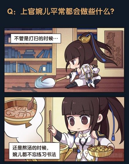 王者萌萌假日第1话漫画,上官婉儿的秘闻2图