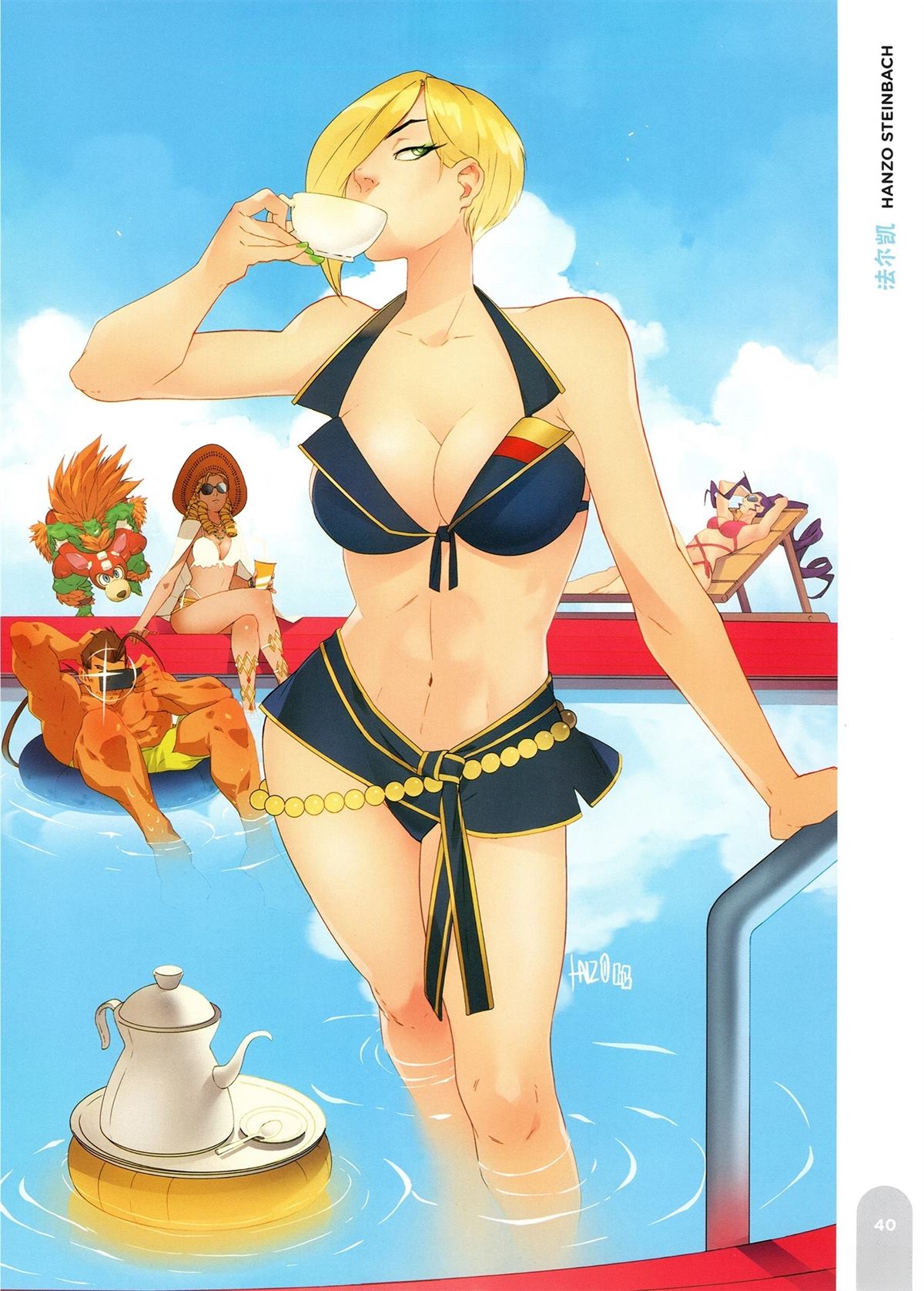 街头霸王 特刊合集漫画,泳装特辑21图